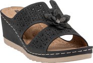 GOOD CHOICE NEW YORK Nancia Wedge Sandal