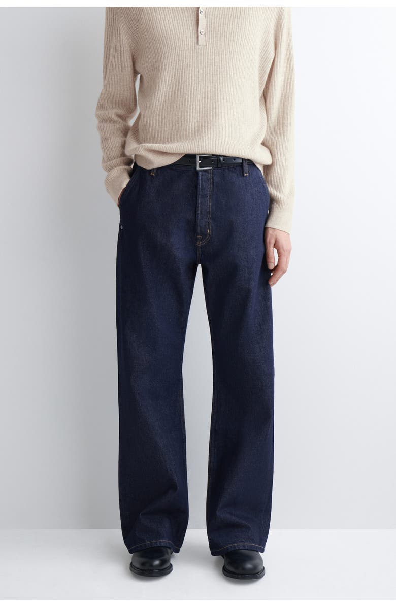 COS Relaxed-fit Bootleg Jeans, Alternate, color, Indigo