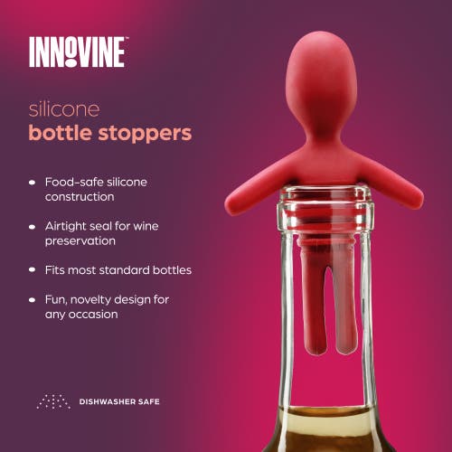 Innovine Silicone Bottle Stopper Set Of 2