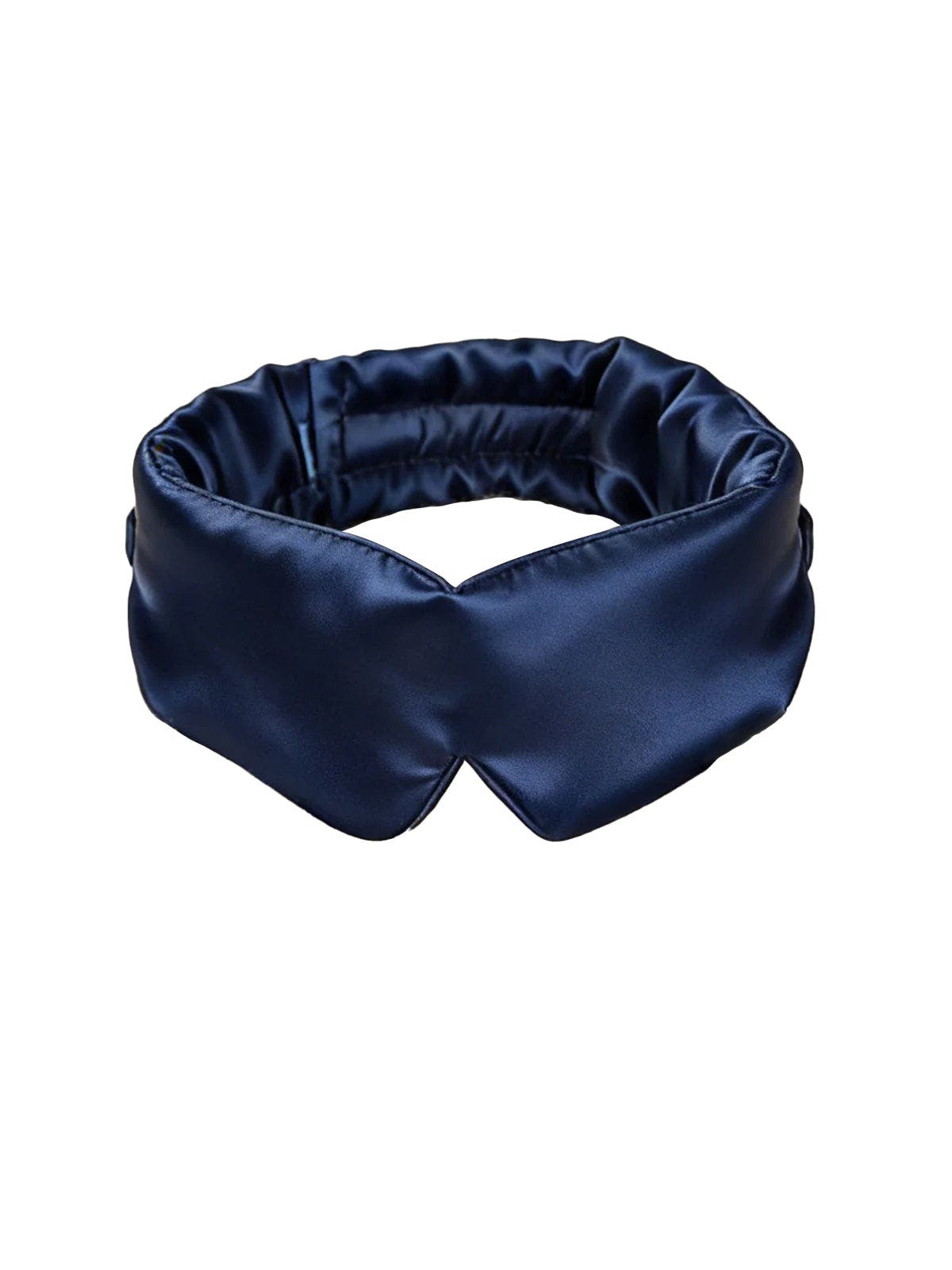 Silksilky Elegant One Piece Silk Sleep Eye Mask In Blue