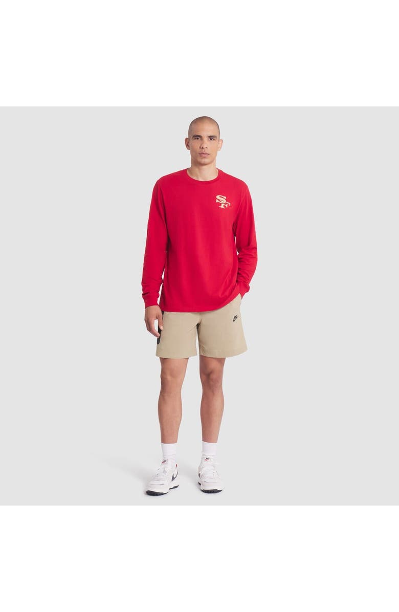 Nike Men's Nike Scarlet San Francisco 49ers 2025 Rivalries Collection Essential Long Sleeve T-Shirt, Alternate, color, Scarlet