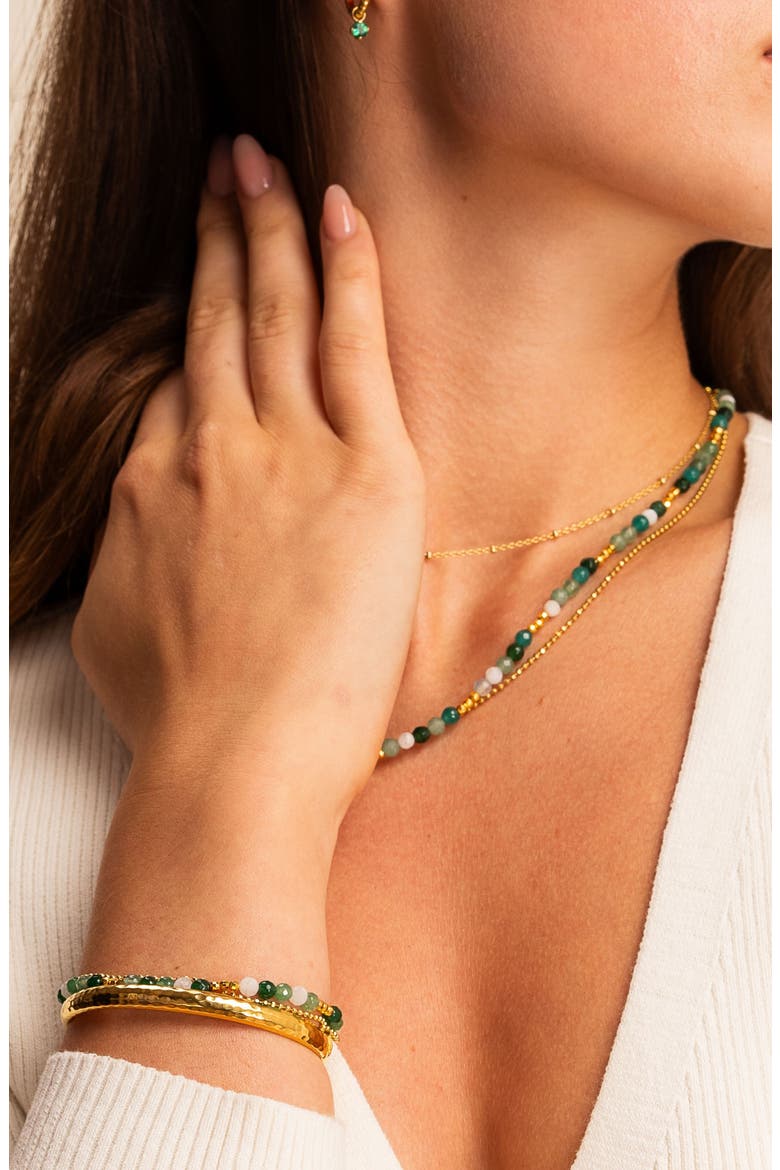 Evergreen Orissa Necklace, Alternate, color, Yellow Gold Vermeil
