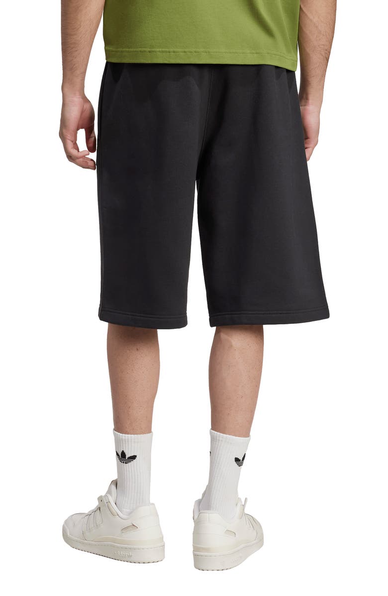 adidas Essential Baggy Fit Sweat Shorts, Alternate, color, Black
