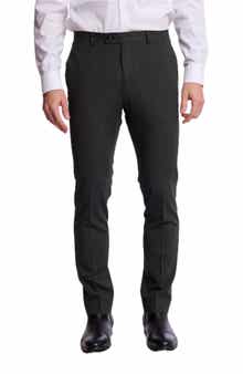 Downing Slim Fit Stretch Gingham Dress Pants