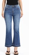 Bayeas Release Hem Mid Rise Ankle Flare Jeans