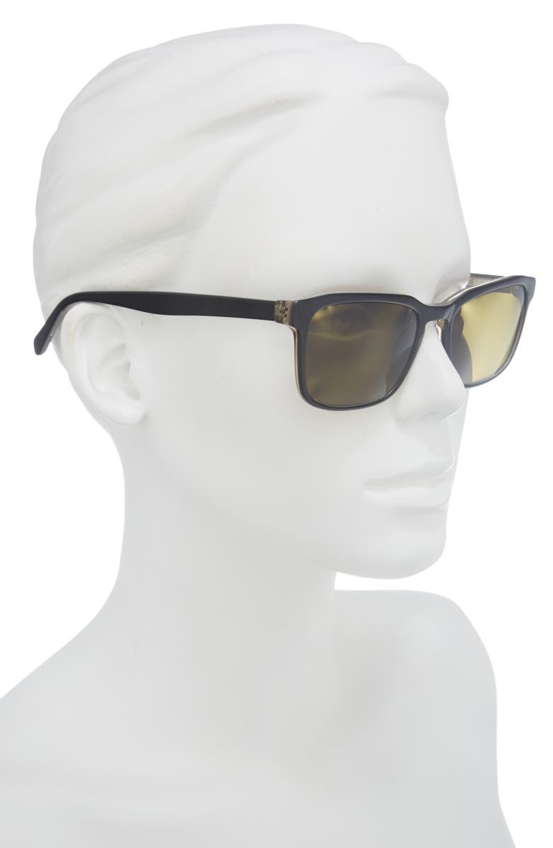 eyebobs Seymour Glass 52mm Polarized Rectangular Sunglasses, Alternate, color, 