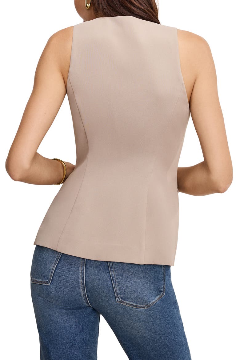 Sculpted Suit Vest, Alternate, color, MINERAL001
