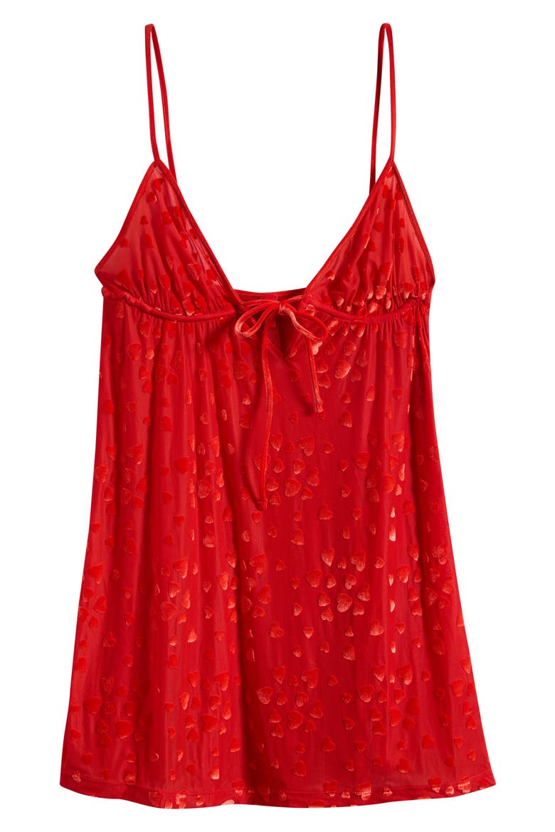 women's red babydoll dress Cranberry Spritz Velvet Babydoll Dress in Red Curves