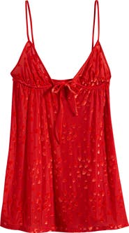 SKIMS Sheer Velvet Straight Neck Chemise