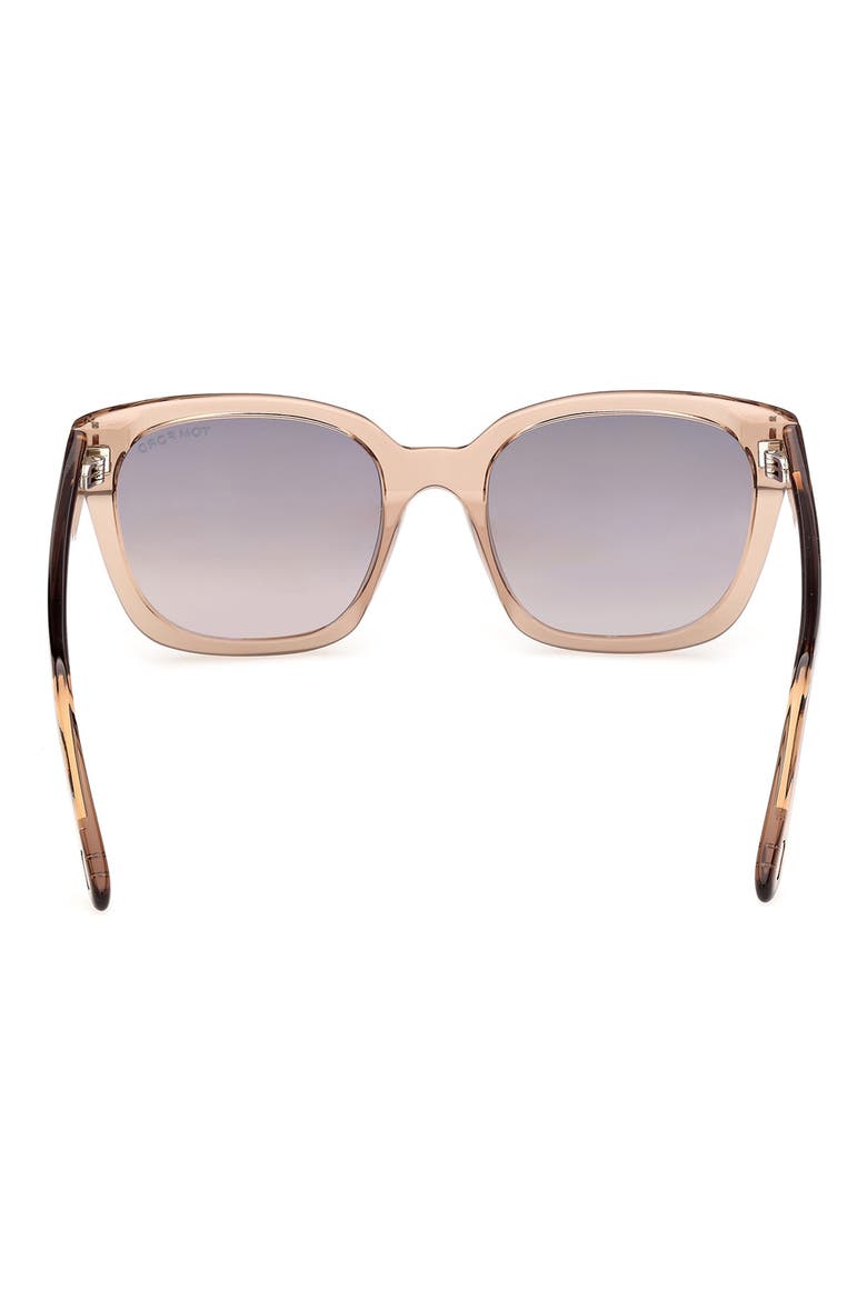 Haylay 53mm Square Sunglasses (Nordstrom Exclusive), Alternate, color, LIGHT BROWN / GRADIENT BROWN