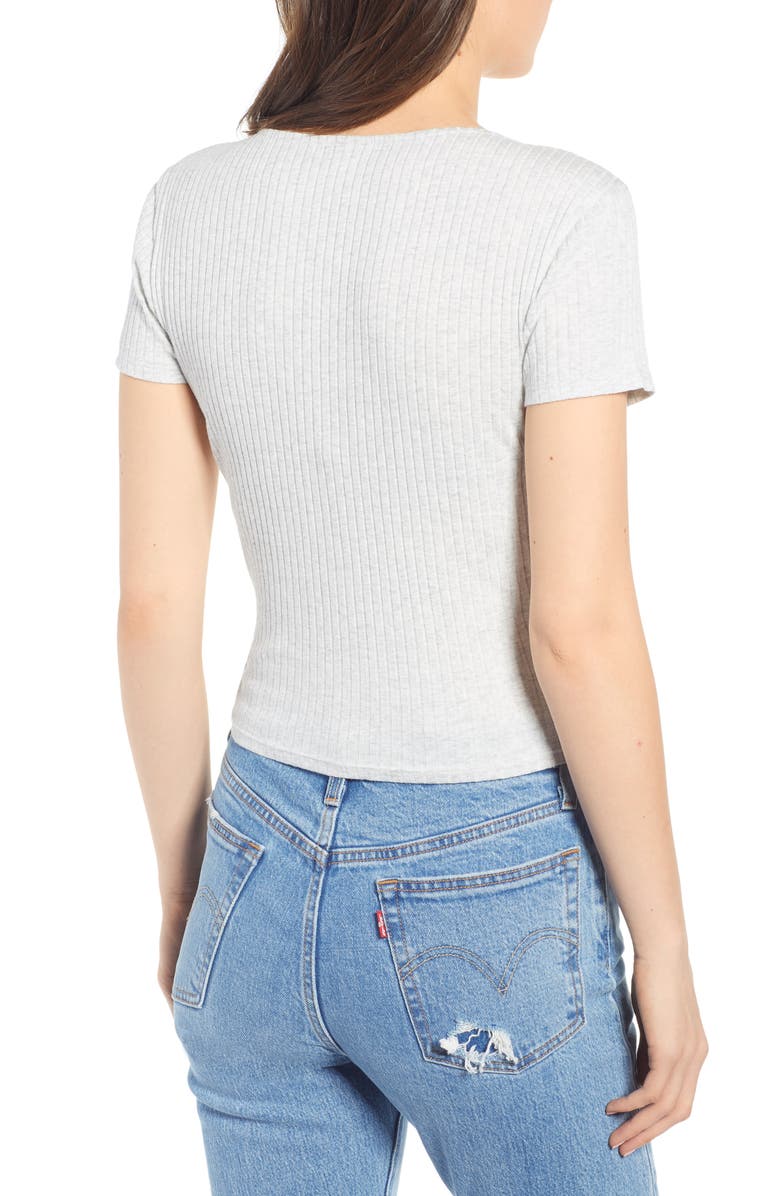 BP. Ribbed Wrap Tee, Alternate, color, 