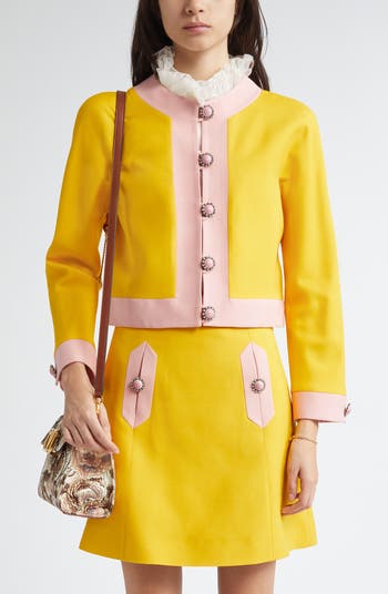 【関税＆送料込み】Valentino Garavani Crepe Couture Jacket Crepe Couture Jacket for Woman in Ivory | Valentino US
