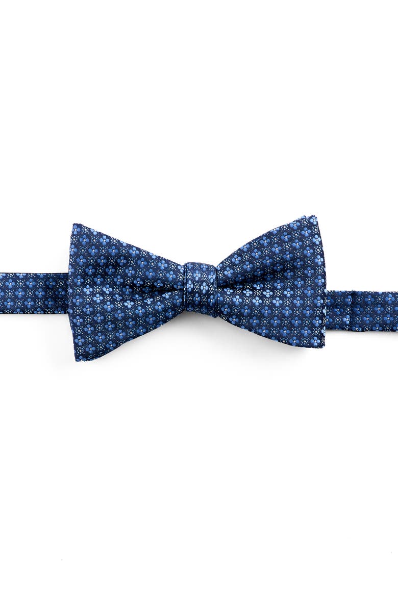 Big & Tall Mini Neat Bow Tie, Main, color, NAVY