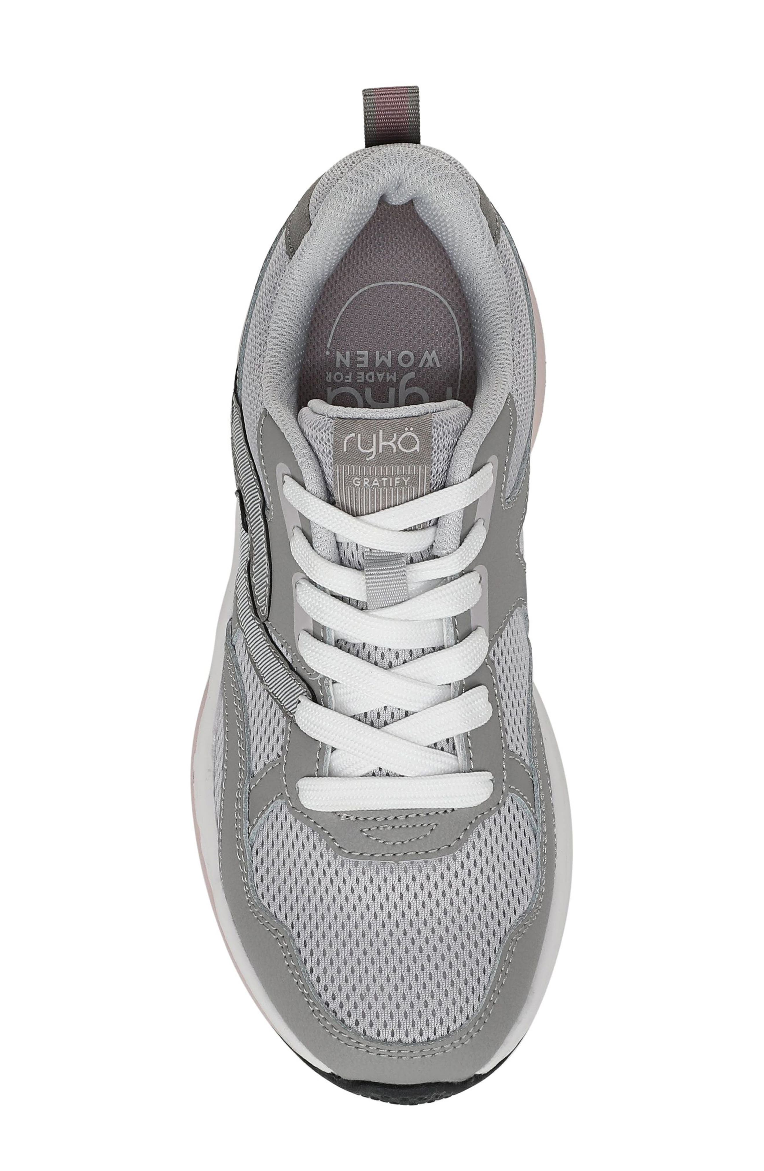 Gratify Walking Shoe, Alternate, color, PALOMA GREY LEATHER/ MESH