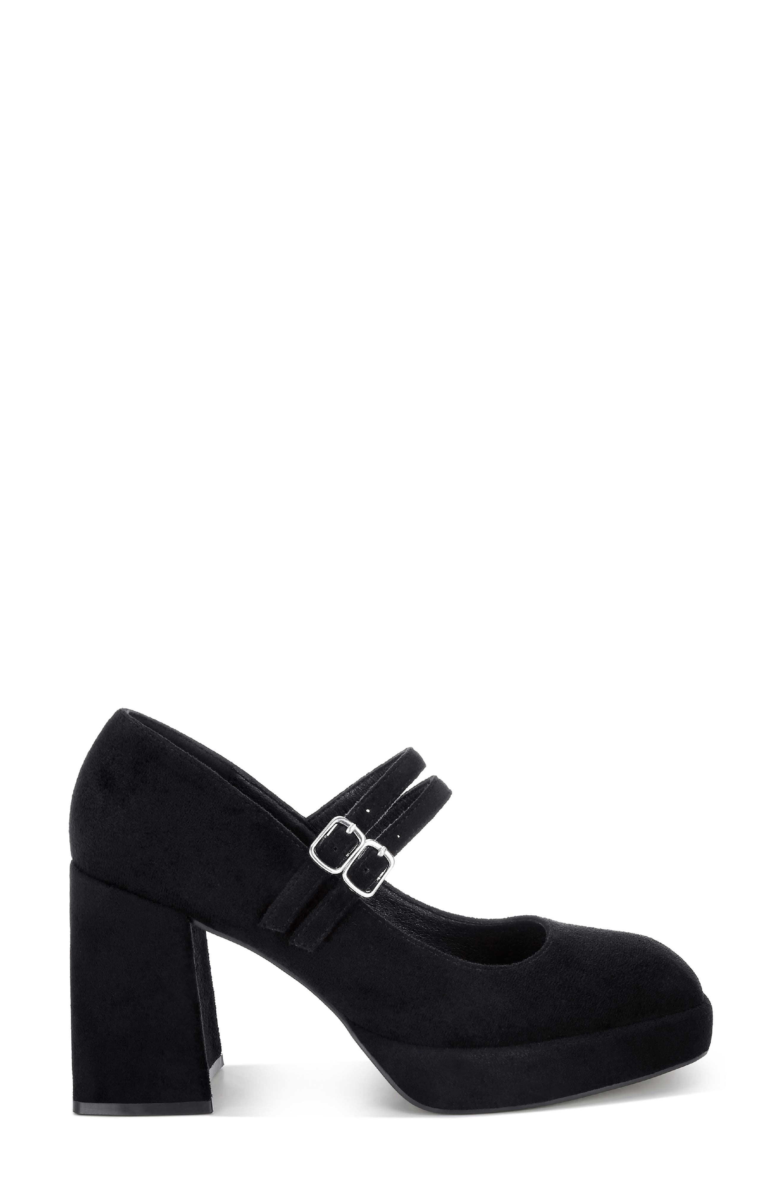 Cabota Leather Mary Jane Sandal, Alternate, color, BLACK SUEDE
