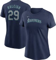 Nike Women's Nike Cal Raleigh Navy Seattle Mariners Fuse Name & Number T-Shirt