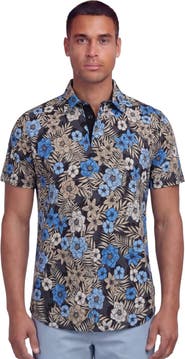 Lords of Harlech Tropical Mix Mens Knit Polo