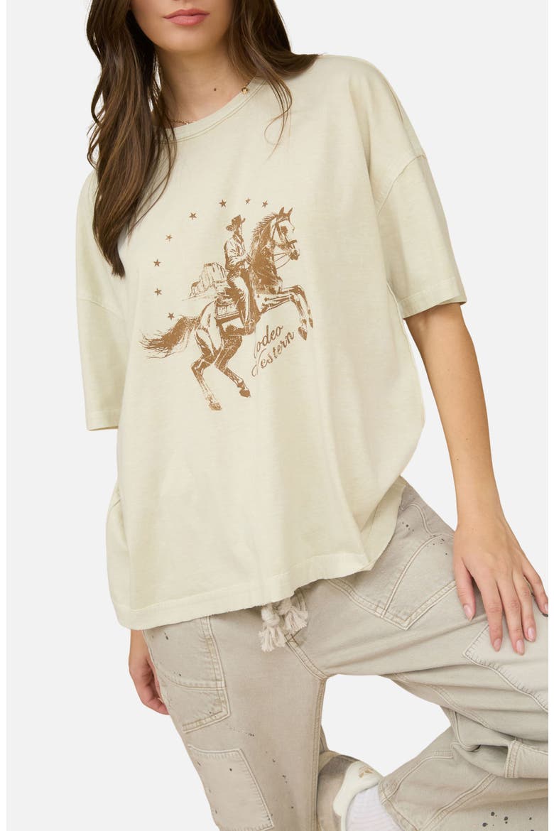 Roderro Western Relaxed Cotton T-Shirt, Alternate, color, OATMEAL
