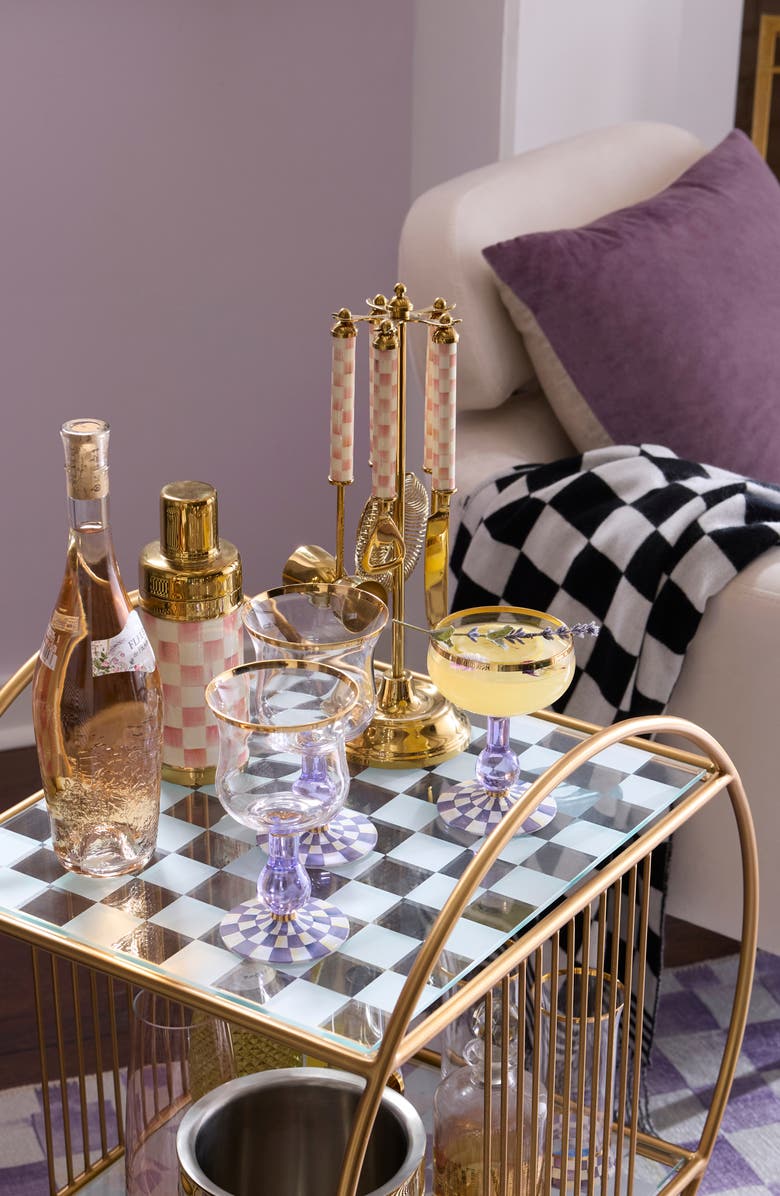 MACKENZIE CHILDS Rosy Check Enameled Steel Bar Tool Set, Alternate, color, Rosy