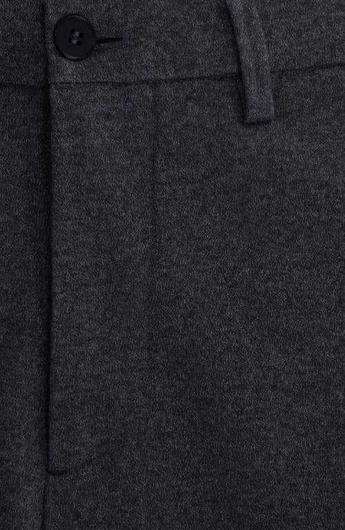 Bugatchi Brushed Knit Flat Front Cargo Pants In Gray