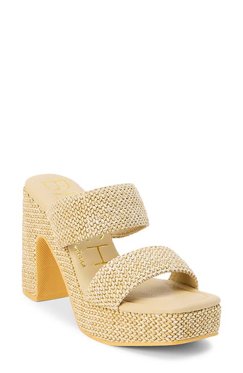 Beach By Matisse Gem Platform Sandal In Beige