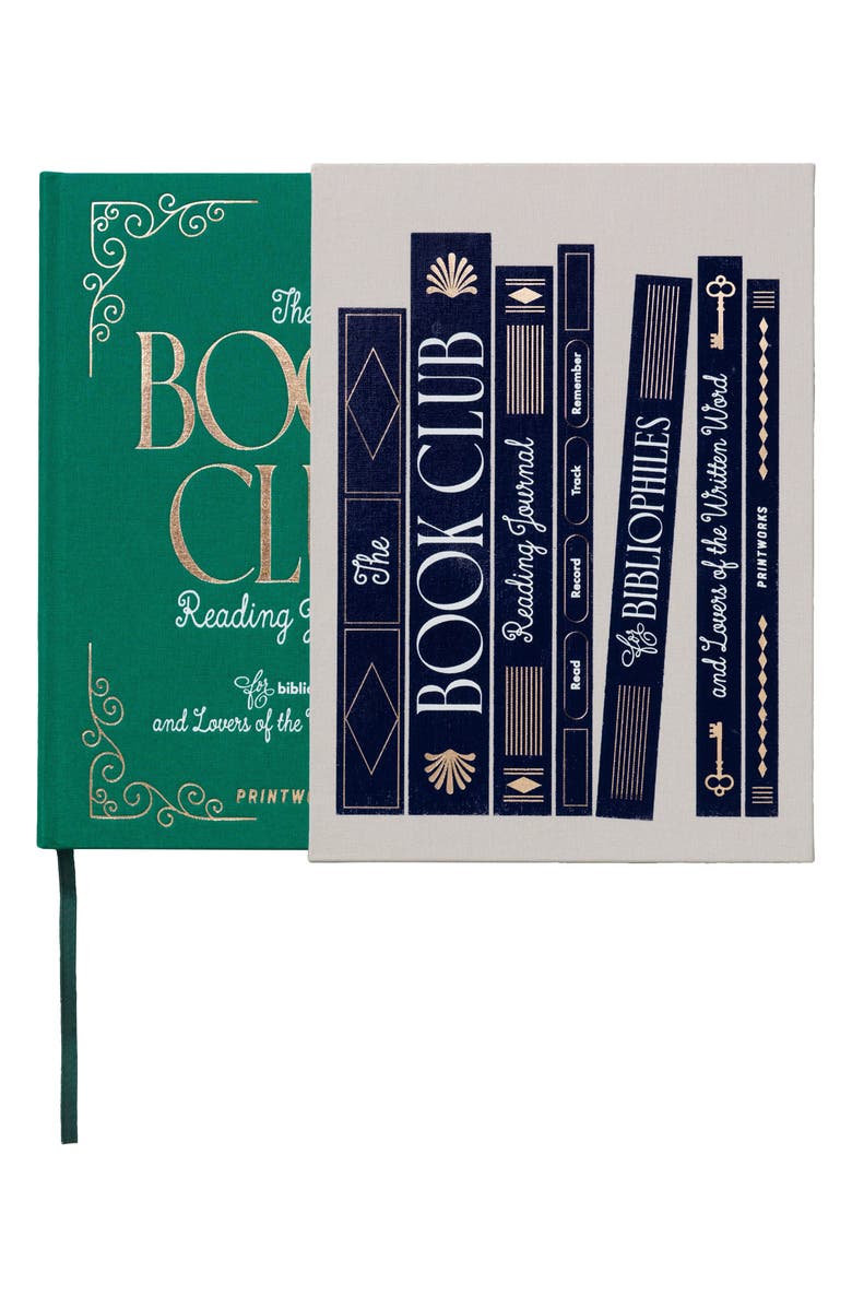 PRINTWORKS The Book Club Reading Journal, Alternate, color, Blue/ Multi