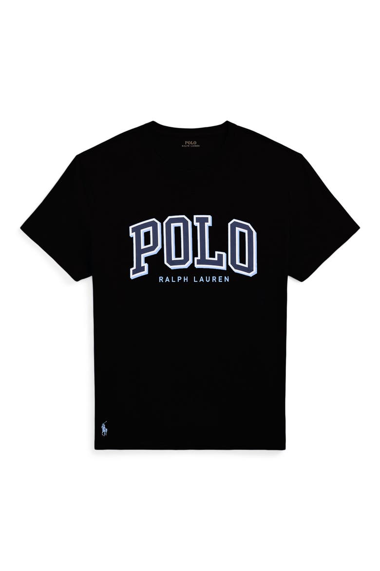 Logo Graphic T-Shirt, Alternate, color, POLO BLACK