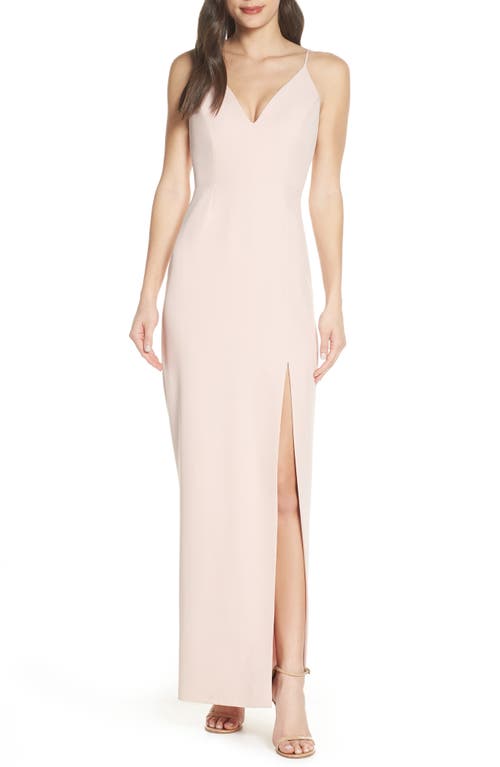 Wayf The Maisle Scuba Crepe Column Gown