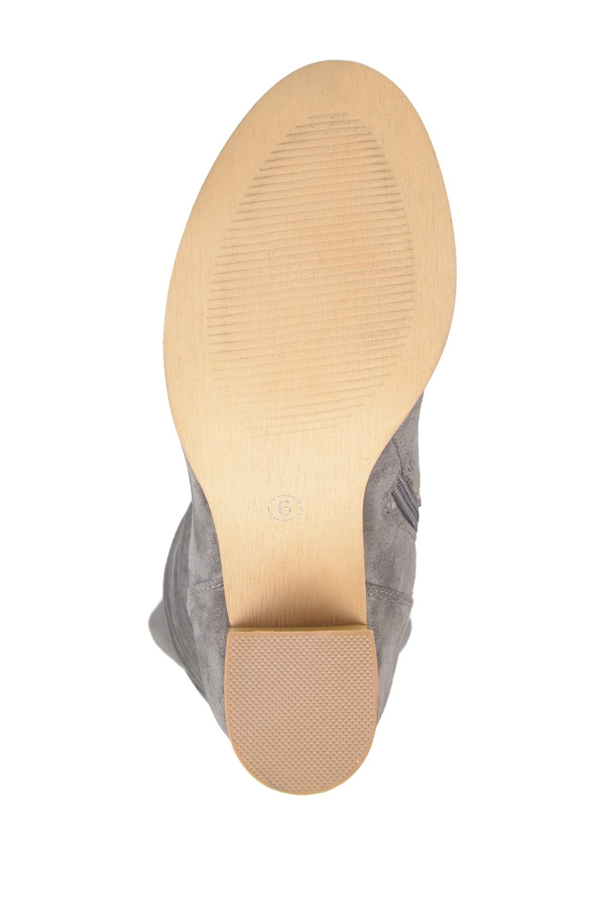 Journee Collection Kaison Wide Calf Ruched Tall Boot - Wide Calf, Alternate, color, Grey