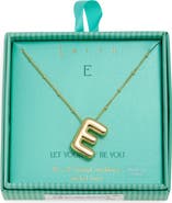 Leith 3D Initial Pendant Necklace