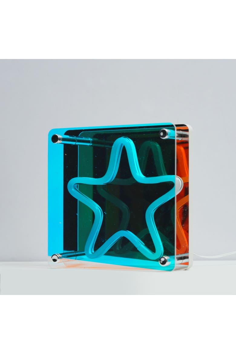 3D Acylic Sign, Alternate, color, Star