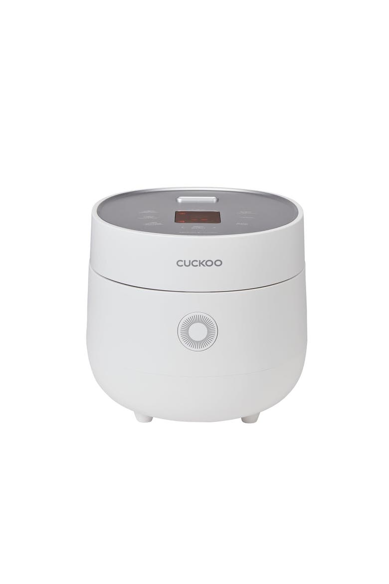6-Cup (Uncooked) Micom Rice Cooker with Nonstick Inner Pot, Main, color, White