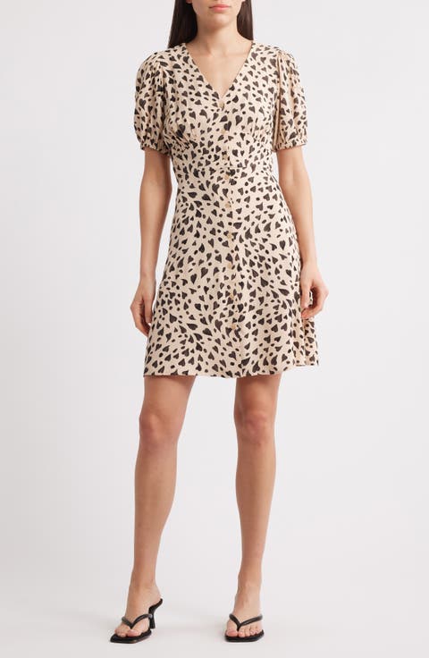 Heart Print Dress