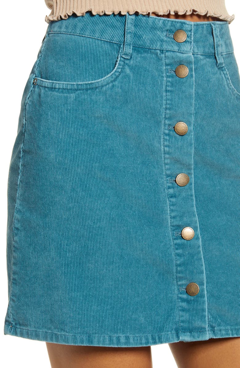 Roxy Unforgettable Fall Corduroy Miniskirt, Alternate, color, 