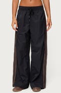 EDIKTED Kieran Stripe Nylon Track Pants