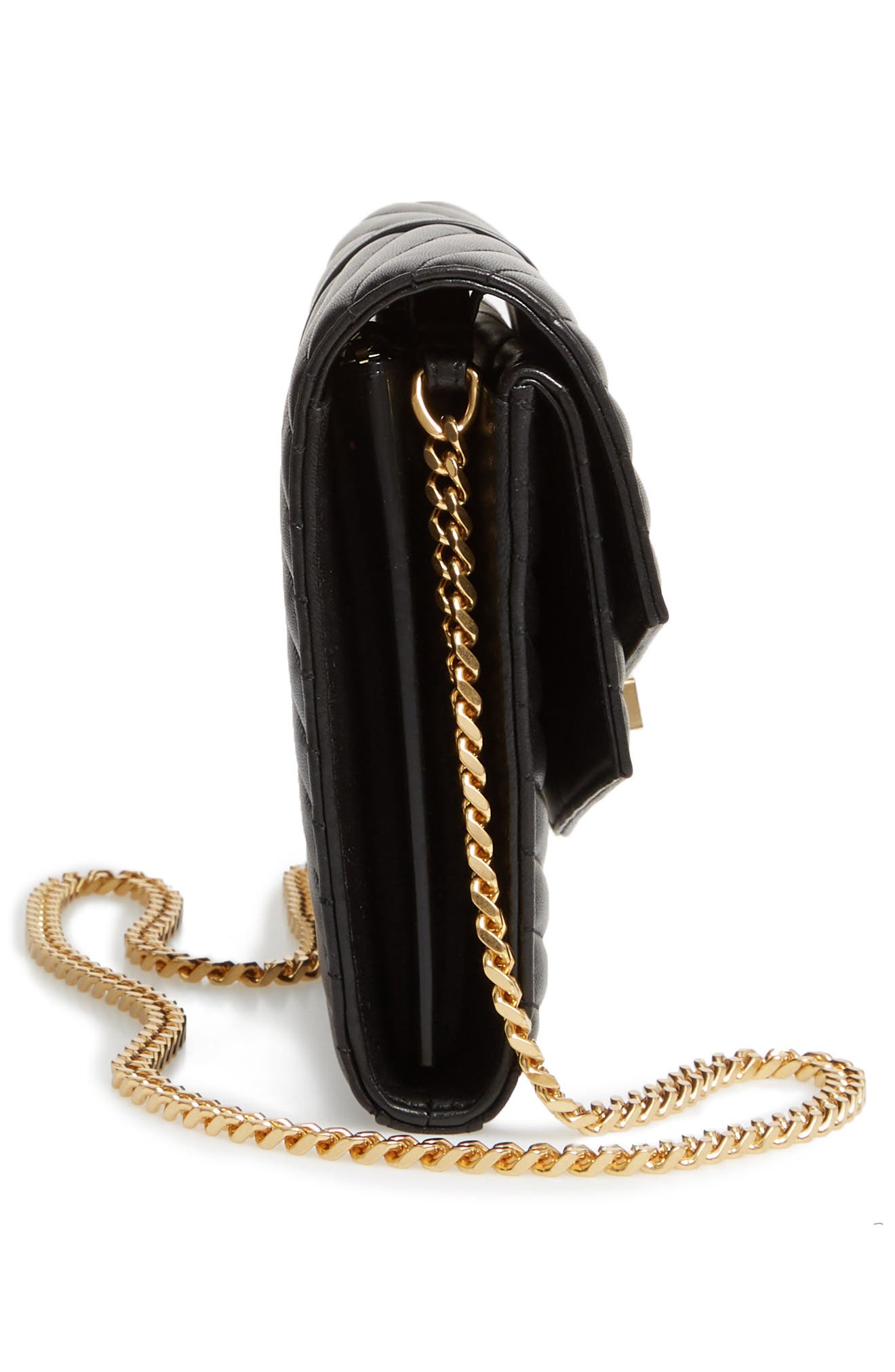 Sulpice Leather Crossbody Wallet, Alternate, color, NOIR