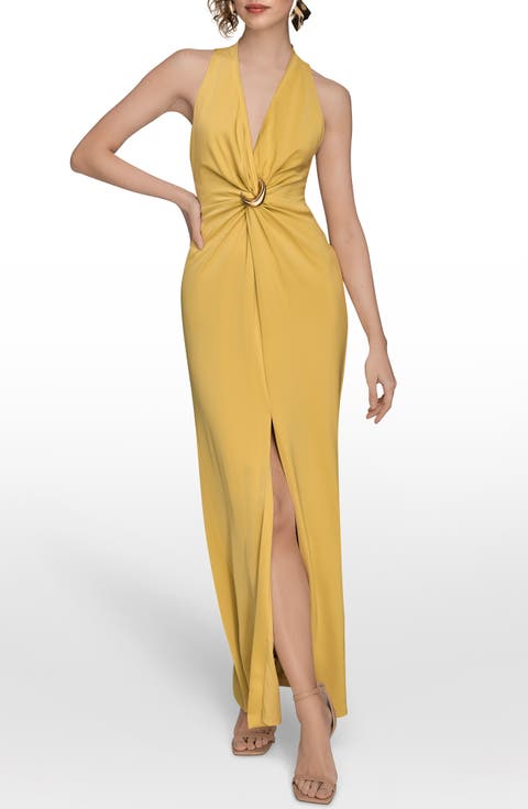 Twisted Sleeveless Gown