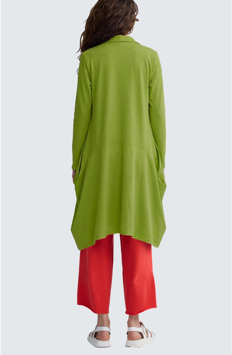 LUUKAA Liora Voluminous Jersey Jacket, Alternate, color, Lime