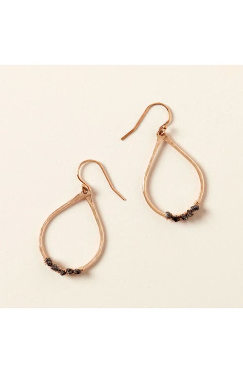 E.a.m. Handmade Rough Diamond Earrings In Gold