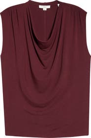 Vince Cowl Neck Sleeveless Top