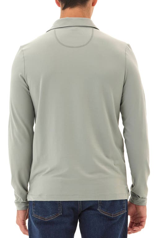 Threads 4 Thought Darryn Luxe Long Sleeve Polo In Boulder