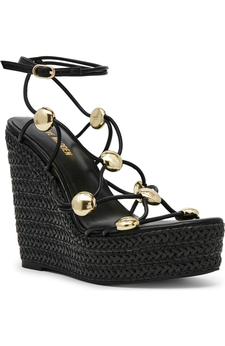 Steve Madden Oaklie Platform Slide Sandal, Main, color, Black