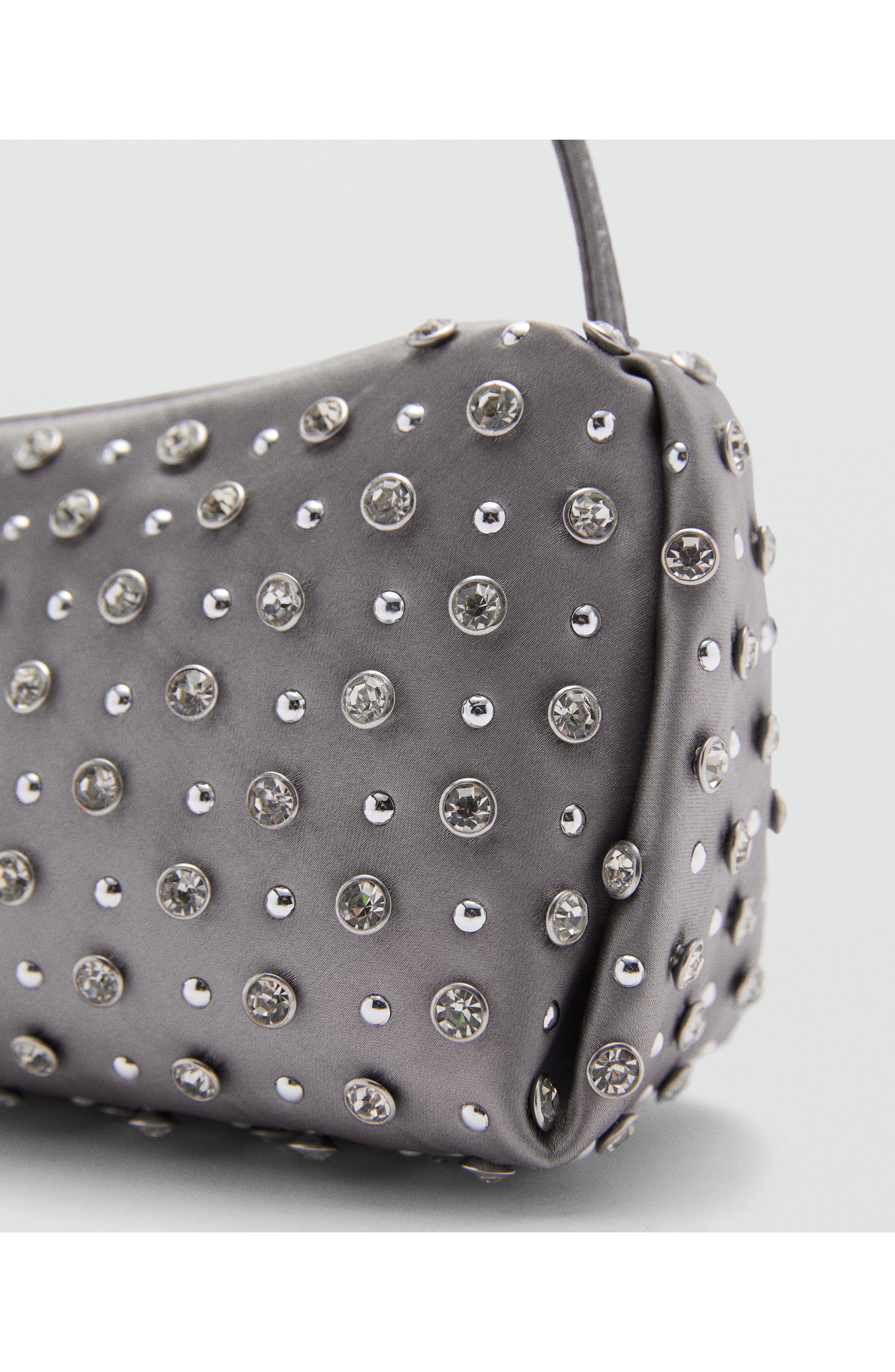 MANGO Beaded Shoulder Bag, Alternate, color, 