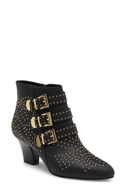 Starburst Leather Bootie