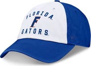 TOP OF THE WORLD Men's Top of the World White/Royal Florida Gators Heritage Weston Adjustable Hat