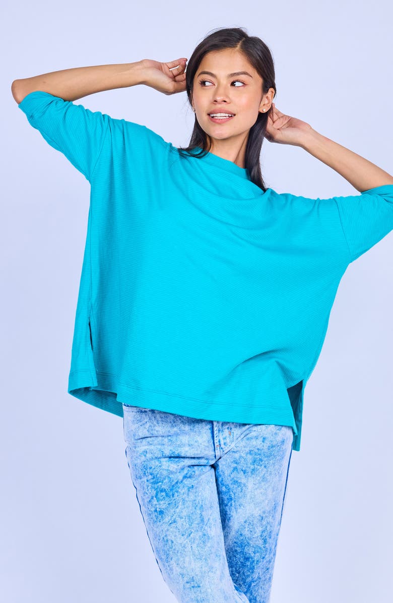 MOKUYOBI Dolman Tee, Main, color, Gulf