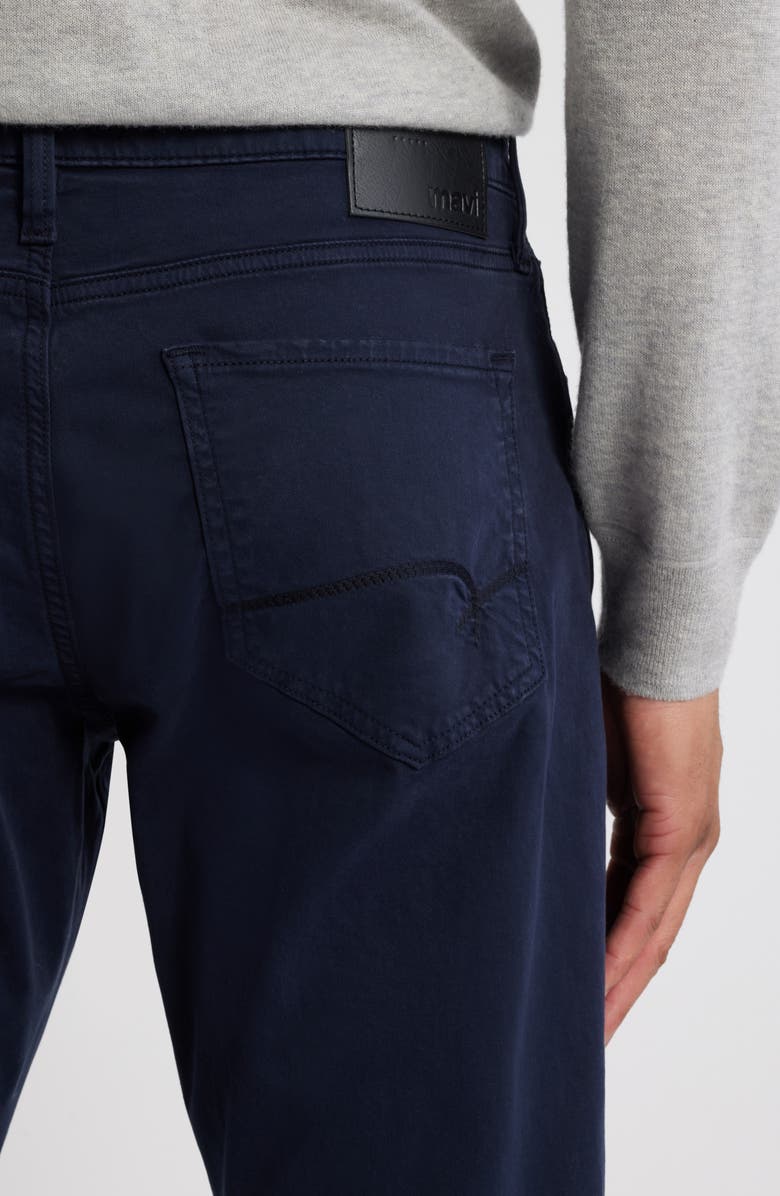 Mavi Jeans Matt Relaxed Straight Leg Twill Pants, Alternate, color, Dark Navy Casual Twill