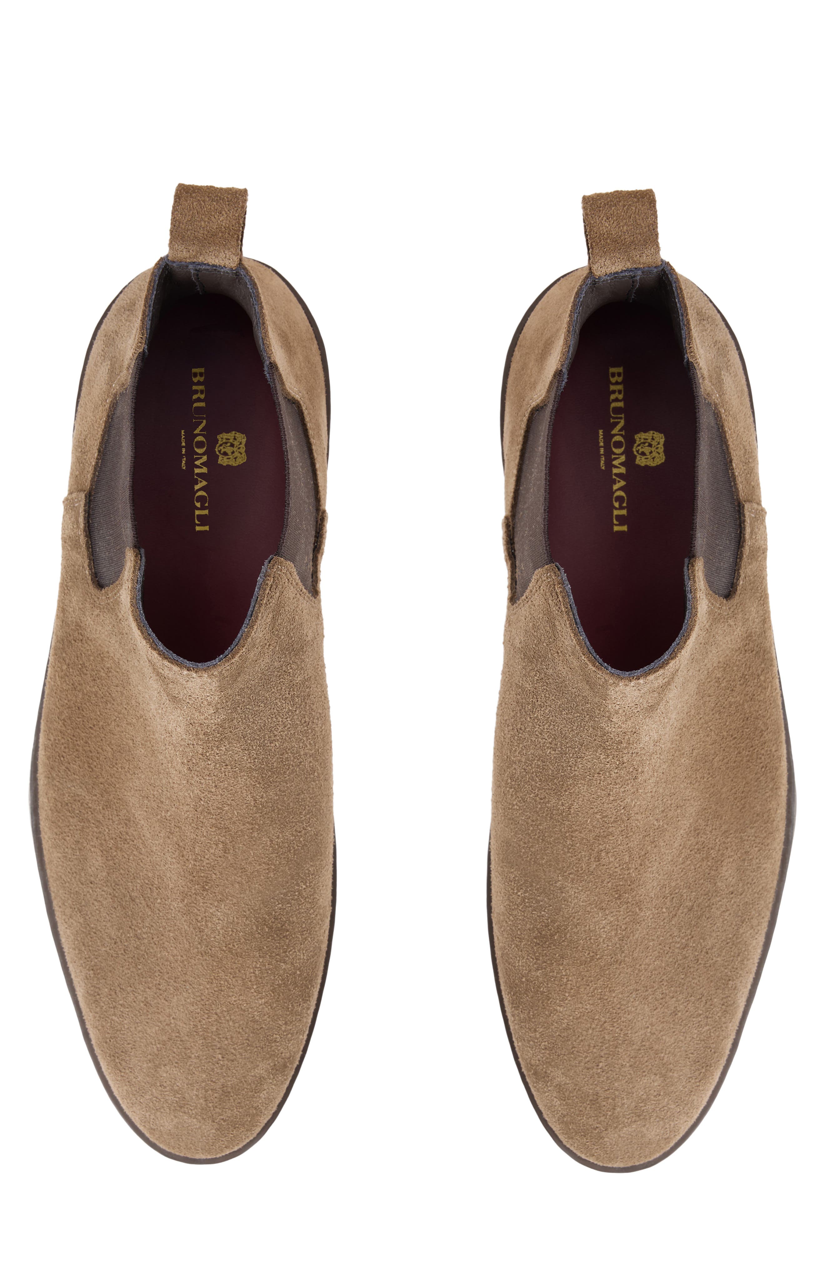 Placido Leather Chelsea Boot, Alternate, color, TAUPE SUEDE
