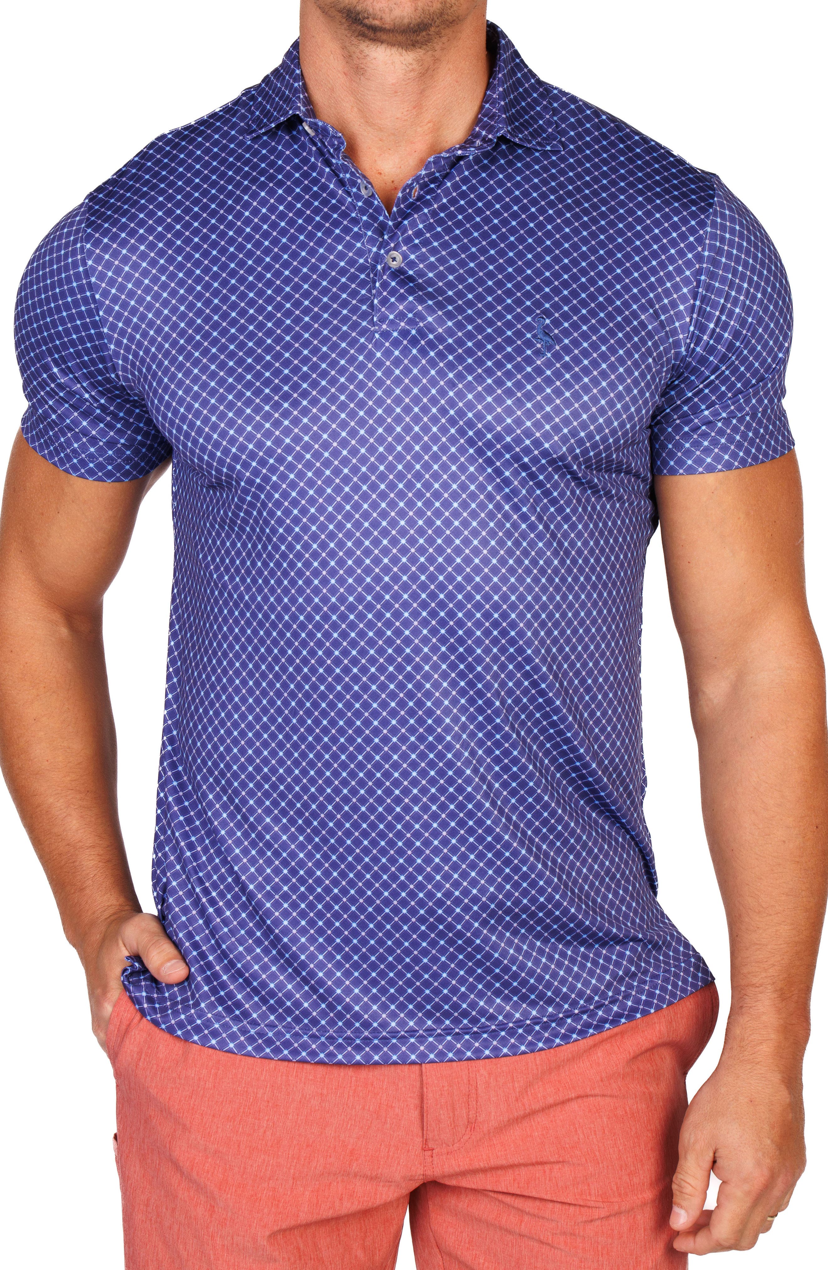 TailorByrd Captain Wheel Performance Golf Polo