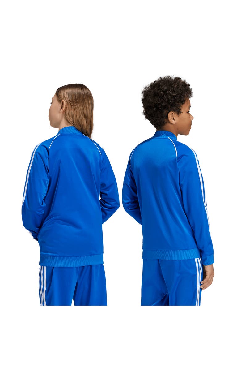 adidas Kids' SST Recycled Polyester Track Jacket, Alternate, color, Blue